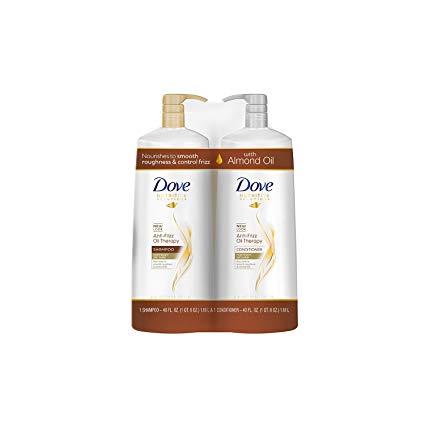 Dove Anti-Frizz Oil Therapy Shampoo & Conditioner (40 fl. oz., 2 pk.)