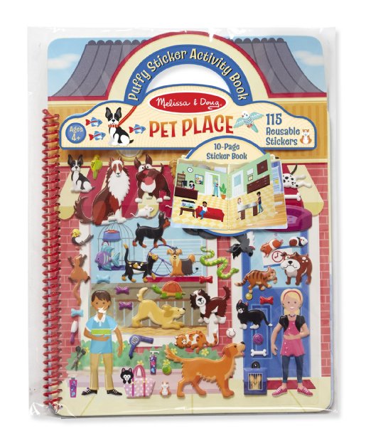 Melissa & Doug Pet Shop Puffy Sticker Play Set