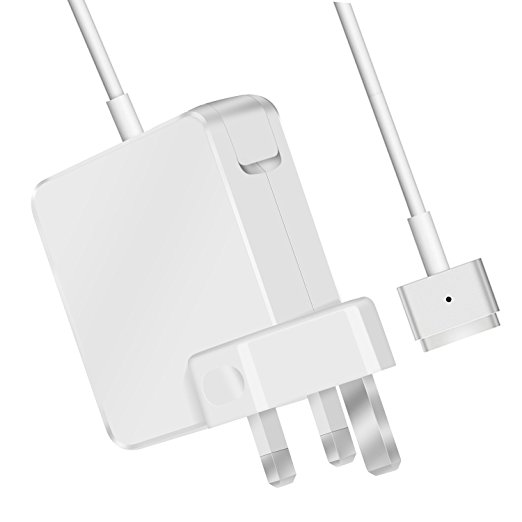 Macbook Pro Charger 60W, UNIQUE BRIGHT 60W MagSafe 2 Power Adapter for Apple MacBook Pro with 13-inch Retina display(From end 2012)Replacement Magnetic 2nd-Gen T Shape Power Adapter UK Plug.