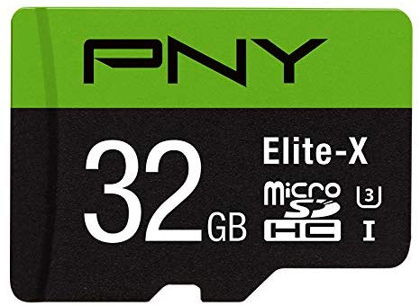PNY 32GB Elite-X Class 10 U3 Flash Memory Card (P-SDU32U3WX-GE)