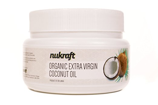 Organic Coconut Oil by Nukraft: 250g (also available in 500g and 1kg)