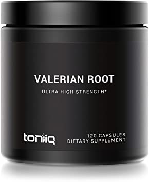 Ultra High Strength Valerian Root Capsules - 1,300mg 4X Concentrated Extract - The Strongest Sleep Aid Supplement Available - 120 Capsules