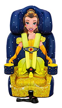 KidsEmbrace 2-in-1 Harness Booster Car Seat, Disney Princess Belle