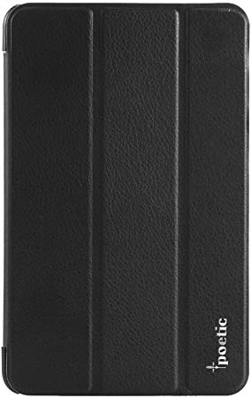 Poetic Slimline Portfolio Case for Google Nexus 7 Android Tablet by Asus Black(Automatically Wakes and Puts the Nexus 7 to Sleep)(3 Year Manufacturer Warranty From Poetic)(Final Version: With Secure Magnetic Closure, Cover Able to Fully Fold Back without Activating Sleep Mode)