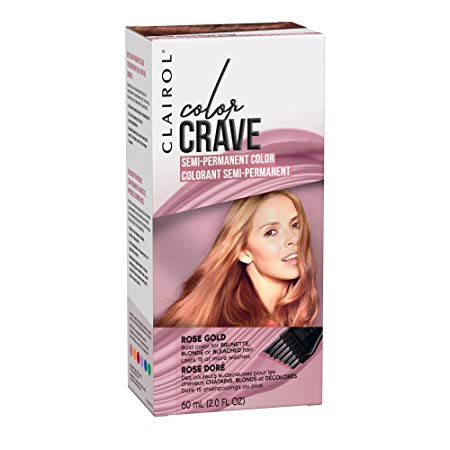 Clairol Color Crave Semi-permanent Hair Color, Rose Gold