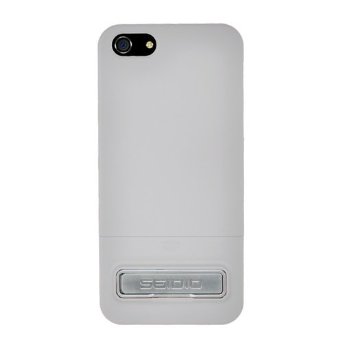 Seidio CSR3IPH5K-GL SURFACE Case with Metal Kickstand for Apple iPhone 5 - 1 Pack - Retail Packaging - Glossed White