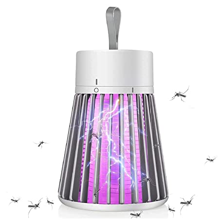 Flowtron Indoor Insect Trap: Eco-Friendly Electronic UV LED Mosquito Killer for Bug, Fruit Fly, Trap Lamp, Screen Protector - UV Light Lamp, Trap Flying Bugs -Child Safe, Non-Toxic (Grey & White)