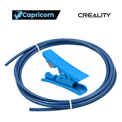 Creality Capricorn Bowden PTFE Tubing XS Series 2 Meters for 1.75MM Filament with PTFE Cutter for Ender 3 Ender 3 Pro, Ender 5, CR-10,CR-10S 3D Printer