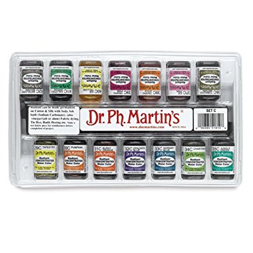 Dr. Ph. Martin's Radiant Concentrated Water Color Bottles, 0.5 oz, Set of 14 (Set C)
