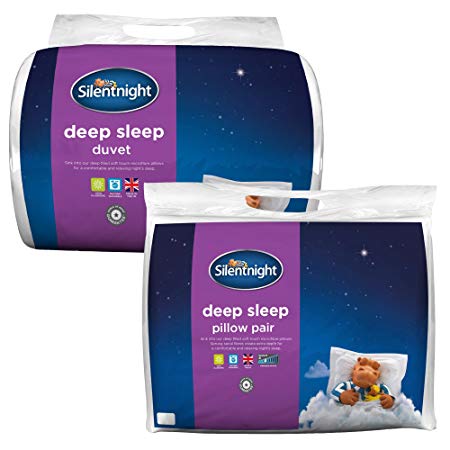 Silentnight Deep Sleep 13.5 Tog Duvet with a Pair of Pillows, King