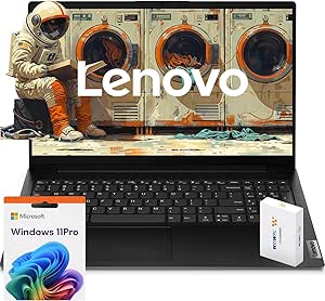 Lenovo Newest V15 Business Laptop | 40GB RAM | 1TB SSD | Intel Pentium N6000 Processor | 15.6" FHD 1080p Anti-Glare Display | Ethernet RJ-45 | Wi-Fi 6 | Webcam | Windows 11 Pro | WOWPC Recovery USB