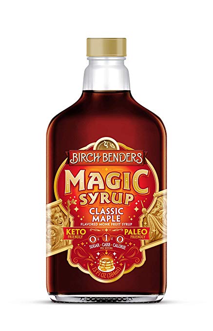Birch Benders Flavored Monk Fruit Syrup, Classic Maple Magic, 13 Fl. Oz.