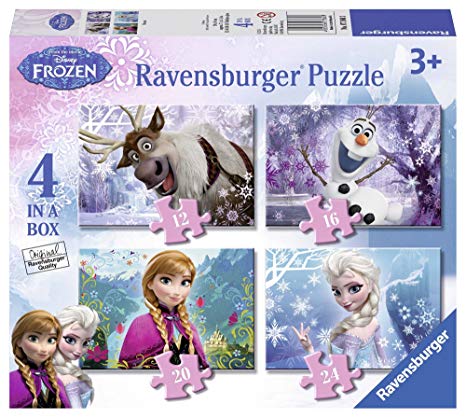 Box Of 4 Disney Frozen Puzzles