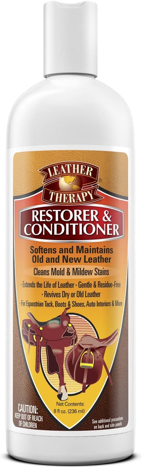 Leather Therapy Restorer & Conditioner - Preserve Old & New Leather Material - Car Interior Cleaner
