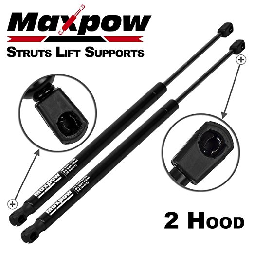 Partsam 2 Pcs Gas Charged Hood Lift Support Struts For 1999-2007 Ford F-250