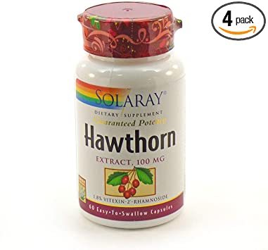 Hawthorn Aerial Extract 100mg Solaray 60 Caps