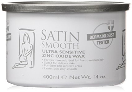 Satin Smooth Zinc Oxide Pot Wax, 14 Ounce