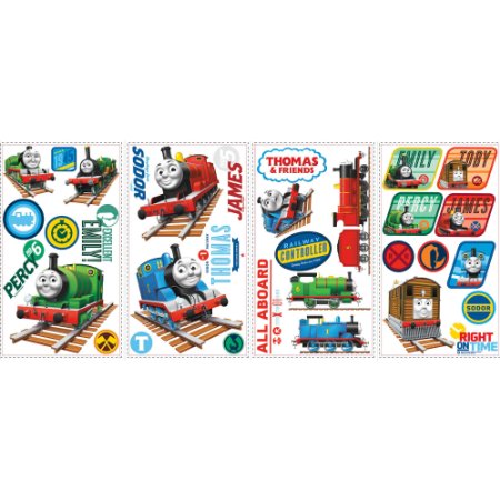 Roommates Rmk1831Scs Thomas The Tank Engine Peel And Stick Wall Decals 33 Count