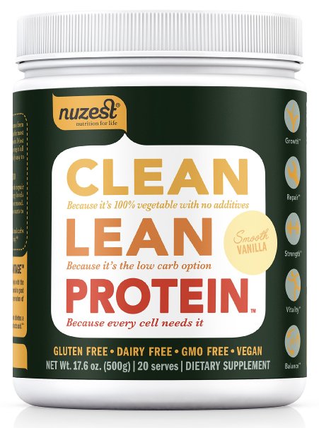 NuZest Clean Lean Protein, Smooth Vanilla, 1.1 pounds