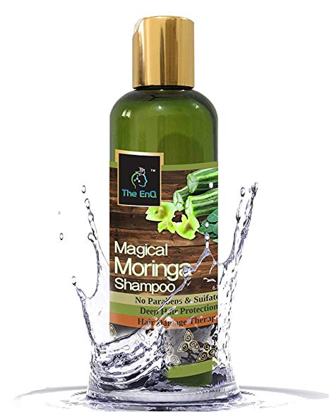 The EnQ Magical Moringa Shampoo 200ml/6.76 fl.oz - Paraben & Sulfate free shampoo