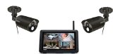 Uniden UDR744 Outdoor Cameras with 7-Inch LCD Touchscreen Black