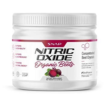 Beet Root Powder - Nitric Oxide Beets by Snap Supplements - Blood Flow and Circulation Superfood, Muscle & Heart Health - BCAAs. L Arginine, L Citrulline (5.3 oz.)