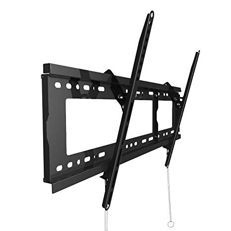 BLUE STONE Tilt TV Wall Mount Bracket for Most 32-80 Inches LED, LCD, OLED, Plasma Flat Screen, Curved TVs, Max VESA 600x400mm and 165lbs Loading, Low Profile, Fits 16",18",24"Studs, with Bubble Level