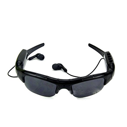 KINGEAR Sunglasses Headset with High Resolution Video Recording with Audio Stereo 4.1