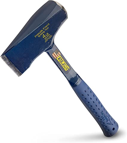 Estwing E3-FF4 4-Pound"Fireside Friend" Wood Splitting Axe/Maul with Shock Reduction Grip