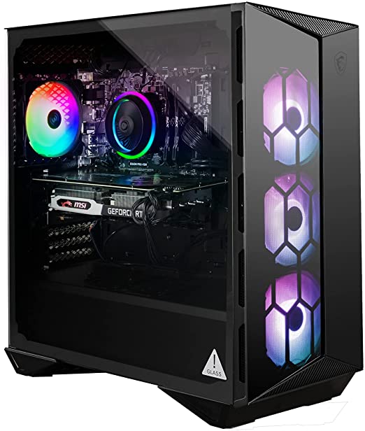 MSI Aegis R (Tower) Gaming Desktop, Intel Core i7-11700, GeForce RTX 3060, 16GB Memory, 1TB SSD, WiFi 6, USB Type-C, VR-Ready, Windows 10 Home Adv. (11TC-099US)