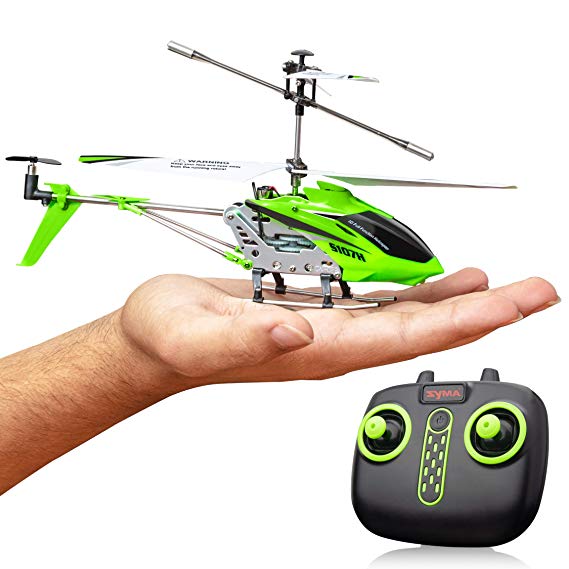 Syma Wind Hawk Remote Control Helicopter - Indoor RC Helicopter for Adults, Flying Toys for Kids w/ Altitude Hold (Green)