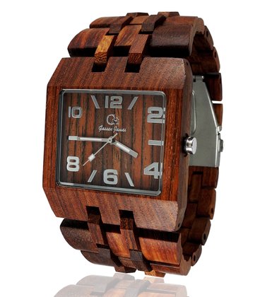 Wood Watch By Gassen James - Mens Style Omega I Rose Wood
