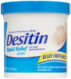 Desitin Diaper Rash Cream Rapid Relief 16-Ounce Jar