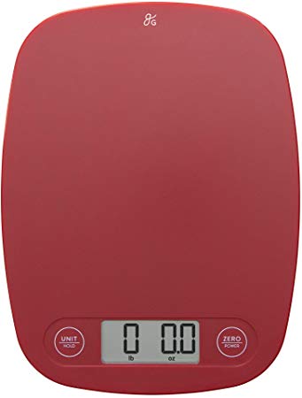 GreaterGoods Digital Food Kitchen Scale (Cherry Red), Portion helps support the charity Love146