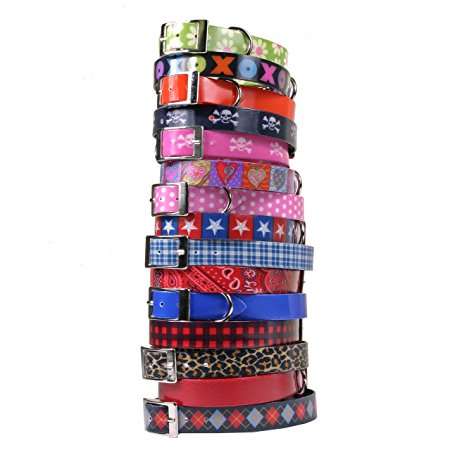 Waterproof And Odorproof Dog Collar - 4 Sizes & 17 Patterns - Made In The USA