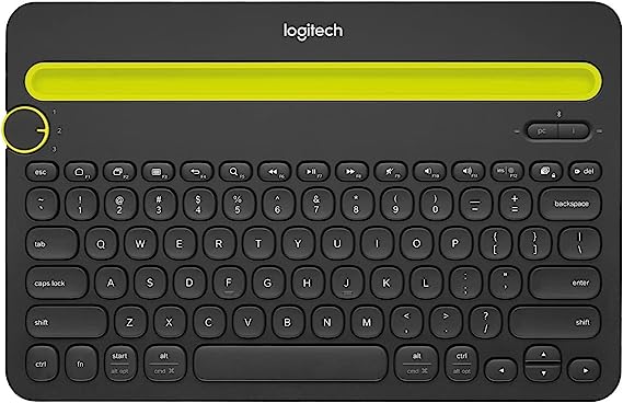 Logitech Bluetooth Multidevice Keyboard K480 For Computers, Tablets And Smartphones, 920006342 Black