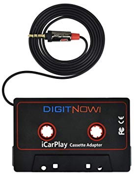 DIGITNOW! Car Cassette Adapter to Play Smartphone Music Through Cassette Deck
