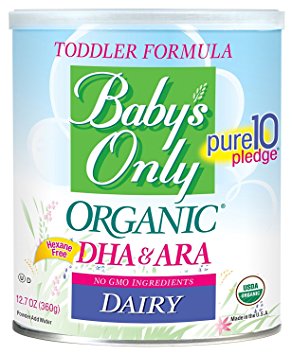 Baby's Only Organic Toddler Dairy Formula with DHA & ARA - 12.7 oz - 6 pk Gift