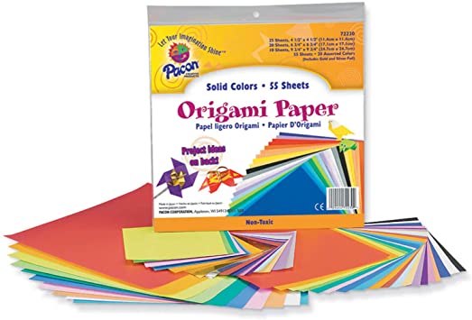 Pacon Origami Paper, Pack Of 55 Sheets