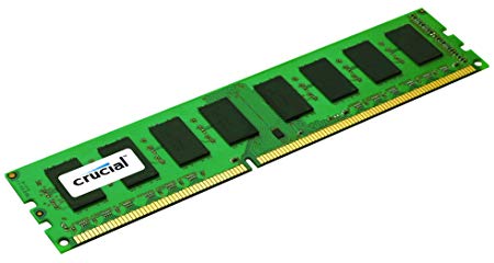Crucial 4GB Single DDR3 1333 MT/s (PC3-10600) CL9 Unbuffered UDIMM 240-Pin Desktop Memory Module CT51264BA1339