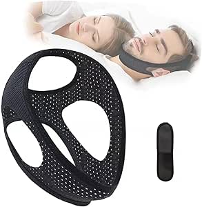 Chin Strap for Cpap Users Anti Snoring Devices,Devices Adjustable Effective Stop Snoring Sleep Aid Snore Reducing Aid for Women & Men.Soft Adjustable and Breathable,Effectively Reduce Snoring