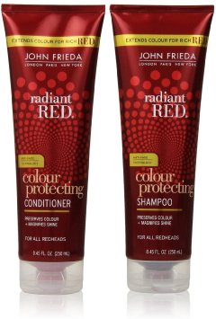 John Frieda Radiant Red Colour Protecting, DUO set Shampoo   Conditioner, 8.45 Ounce, 1 each