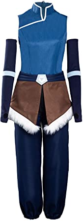 Cosplaysky Avatar Cosplay for Korra Costume Halloween Outfit New Version