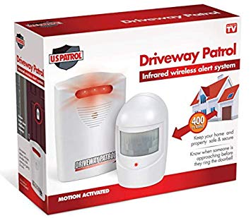 Wireless, Motion Activated Home, Driveway and Outdoor Security Monitor Alarm