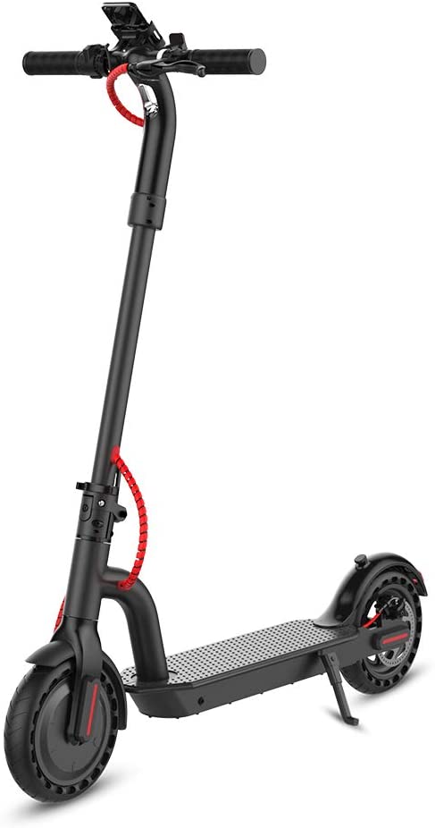 HYPER GOGO Commuting Electric Scooter - 8.5" All Terrain Tires - Up to 17.4MPH,Portable and Folding Electric Kick Scooter,Black