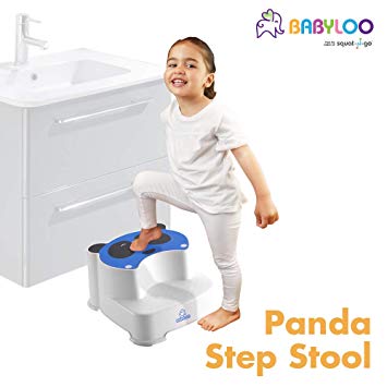 Babyloo Panda Step Stool (Blue)