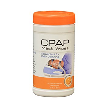 Contour Products CPAP Mask Wipes, Citrus Scent, 62 Wipes