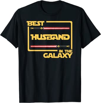 Anniversary Gift Best Husband in Galaxy Husband T-Shirt