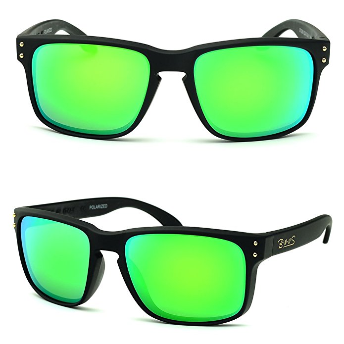 BNUS Italy made Classic Sunglasses Corning Real Glass Lens w. Polarized Option
