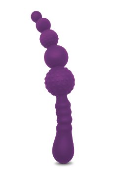 Letsgasm Silicone Anal Wand The Best Anal Beginner Toy For Men and Women - Purple